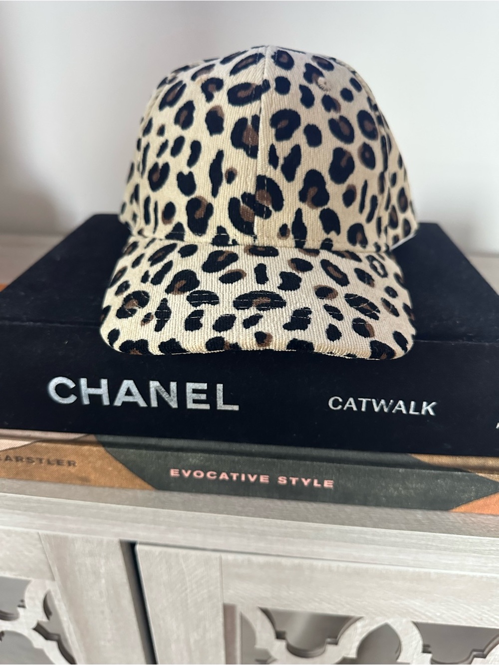 Leopard-Print Baseball Cap